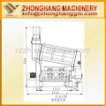 Neue Bedingungs-spezifische Schwerkraft-Reis-Separator-Maschine mit Doppel-Körper / Paddy-Separator / kleine Reis-Fräsmaschine